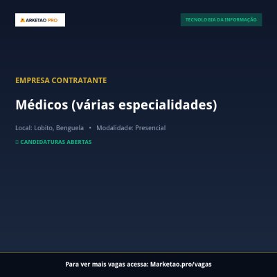 Médicos (várias especialidades)