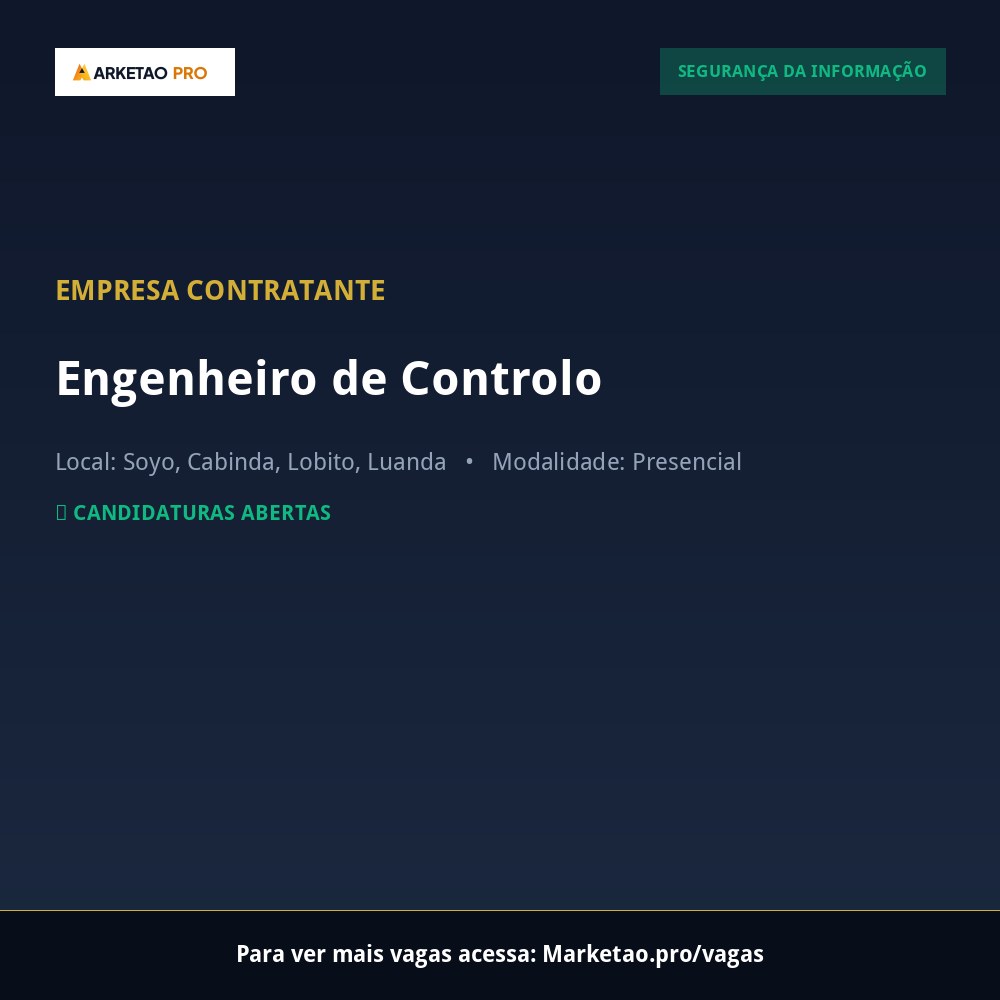 Engenheiro de Controlo