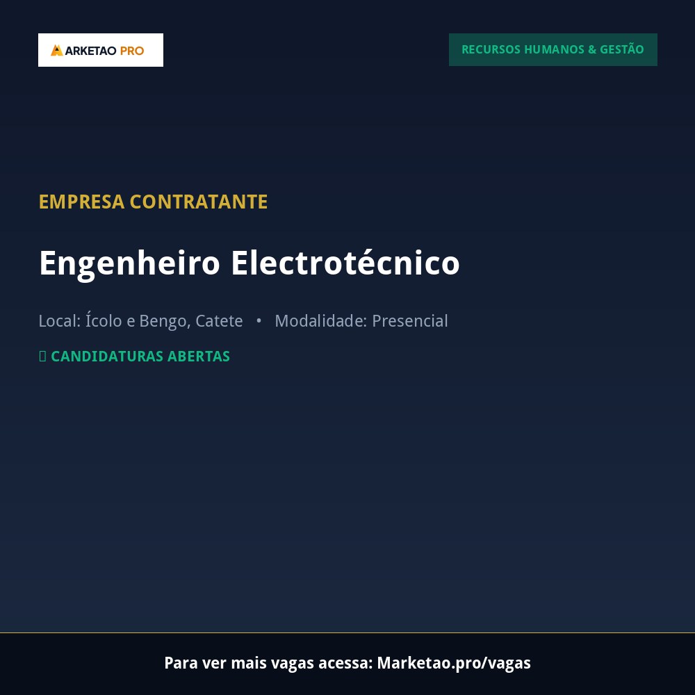 Engenheiro Electrotécnico