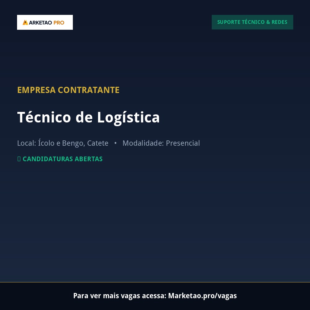 Técnico de Logística