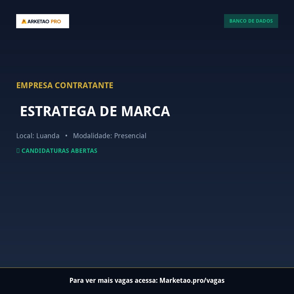  ESTRATEGA DE MARCA