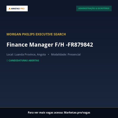 Finance Manager F/H -FR879842