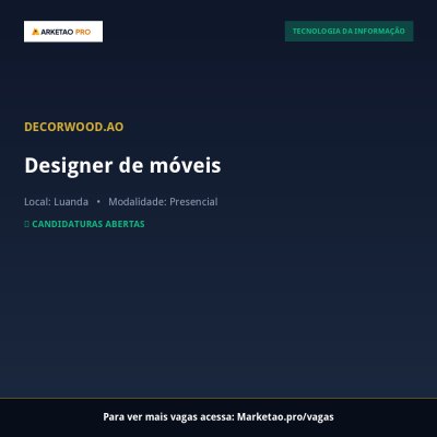 Designer de móveis