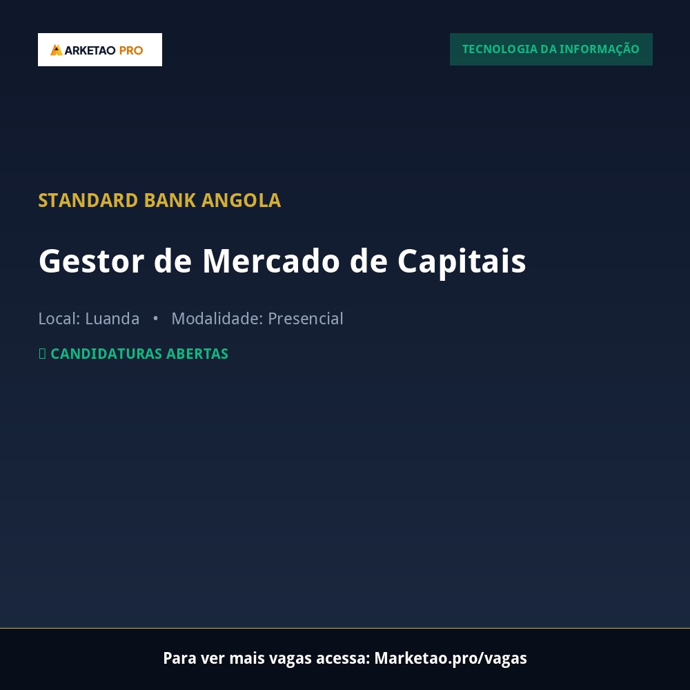 Gestor de Mercado de Capitais