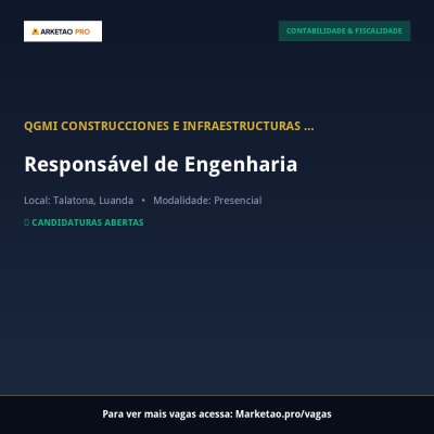 Responsável de Engenharia