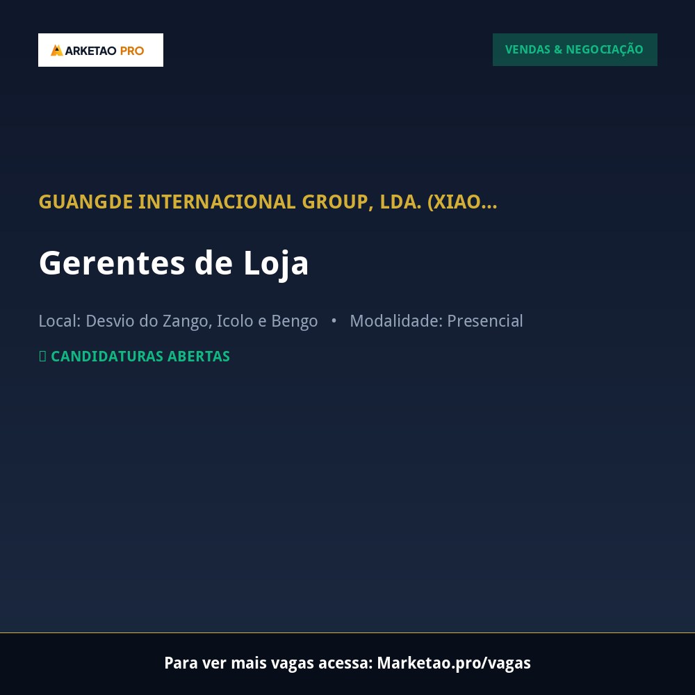 Gerentes de Loja