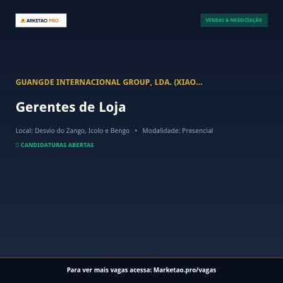 Gerentes de Loja