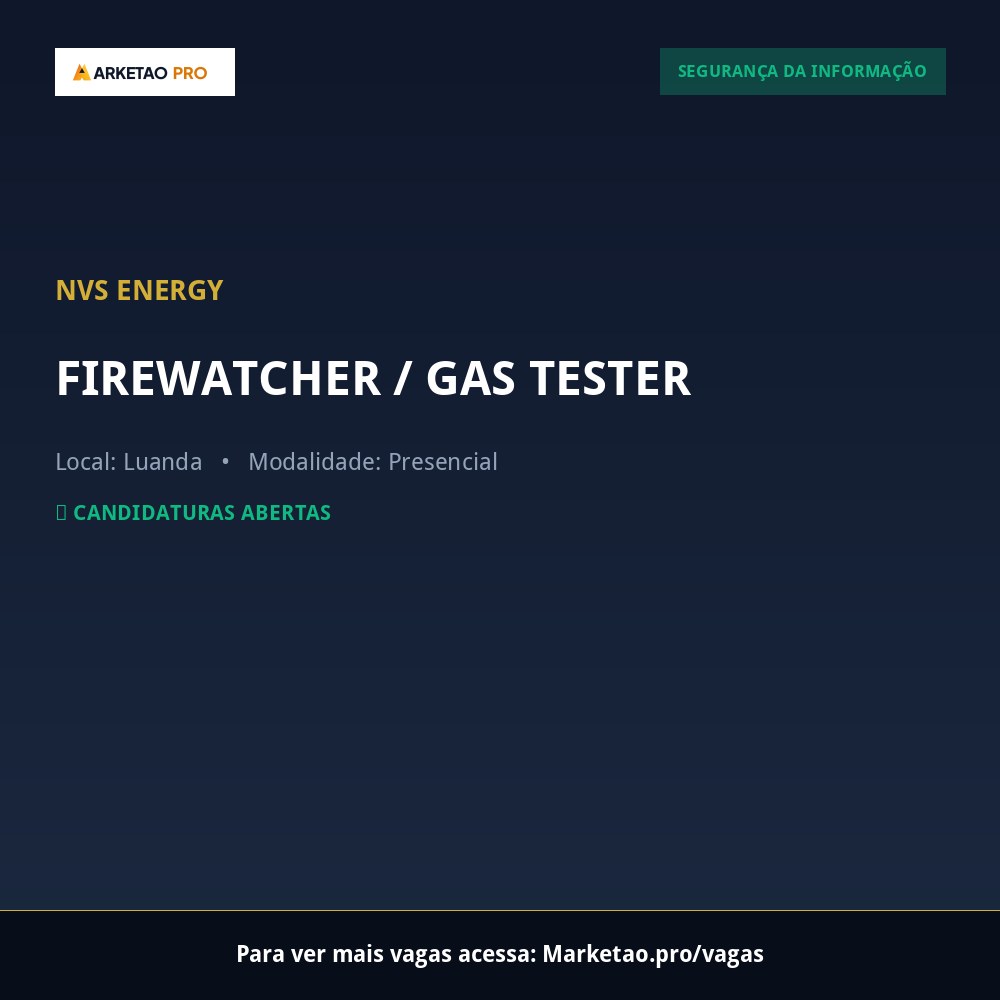 FIREWATCHER / GAS TESTER