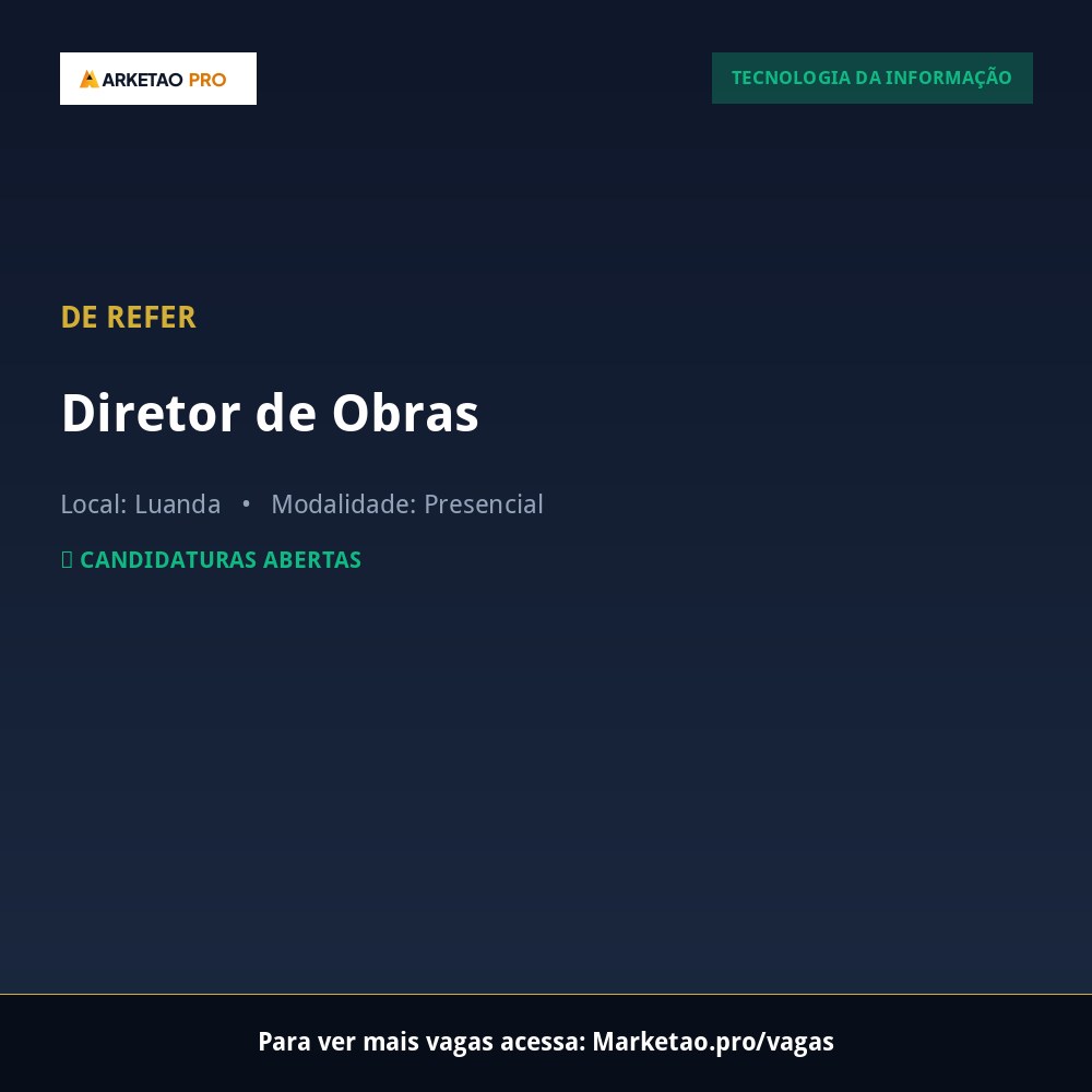 Diretor de Obras