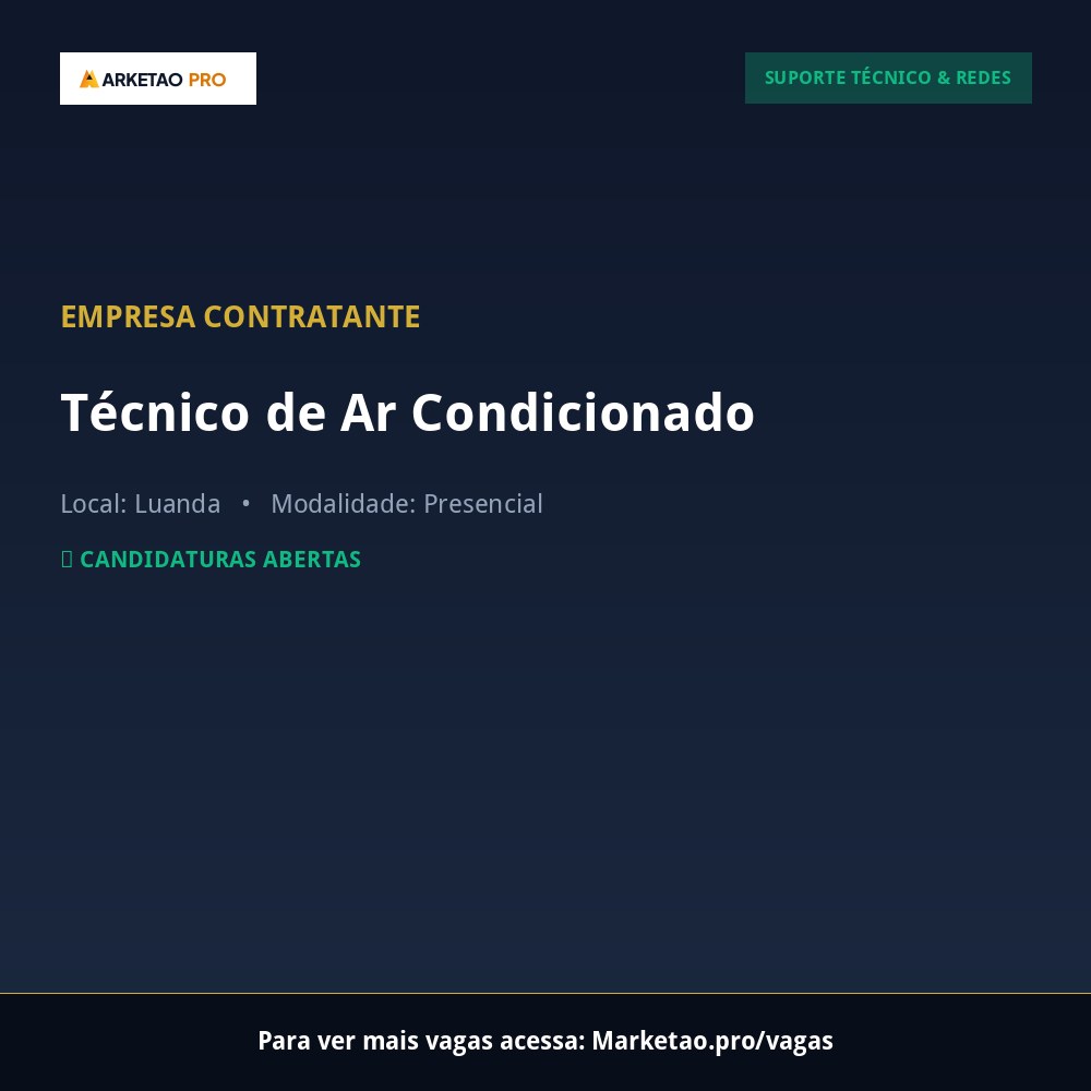 Técnico de Ar Condicionado