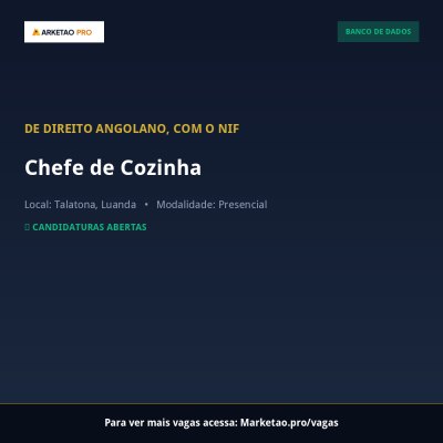 Chefe de Cozinha