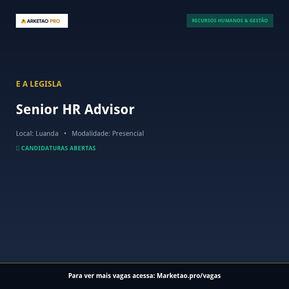 Senior HR Advisor