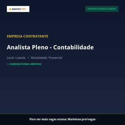 Analista Pleno - Contabilidade