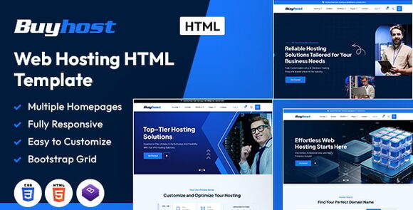 Buyhost – Template HTML para Hospedagem Web, Cloud e Registro de Domínios baixar