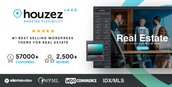 Houzez v4.4.0 – Tema WordPress para Imobiliárias e Portais de Imóveis