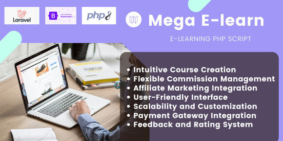 Mega E-Learn – Script PHP para Criar Plataforma de Cursos e E-Learning Online descarregar