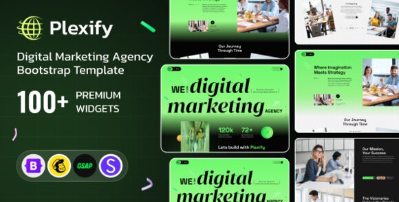 Plexify – Template para Agência de Marketing Digital, SEO e SMM